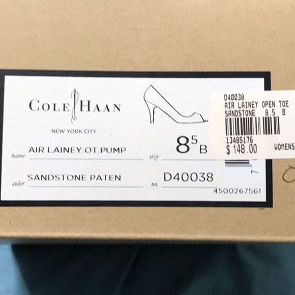 Cole Hahn (New York City) Air Lainey Open Toe Pump w/box. - Picture 10 of 10